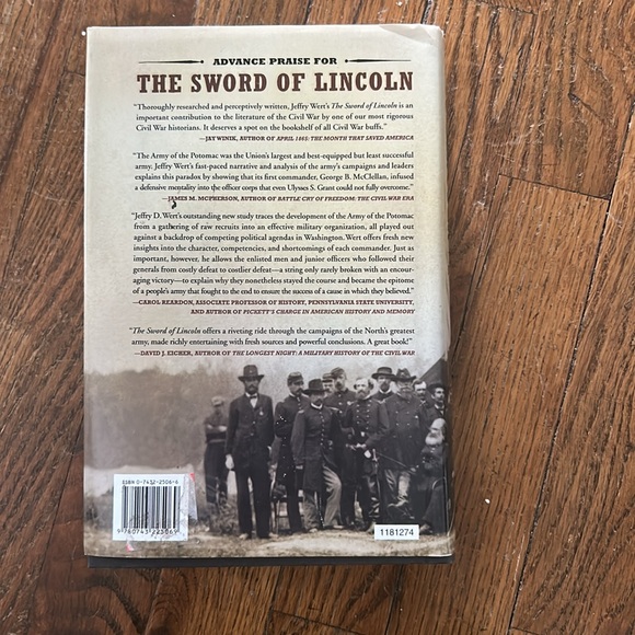 The Sword of Lincoln Book by Jeffrey D. Wert - Picture 2 of 8